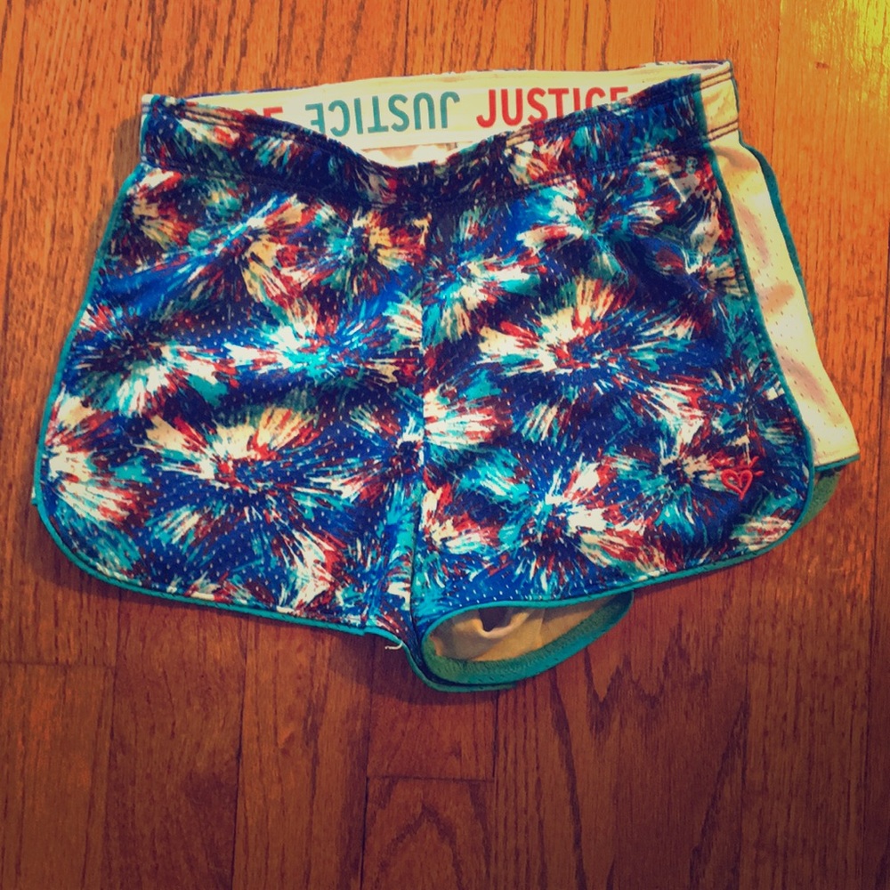 Girls Justice Athletic Shorts.